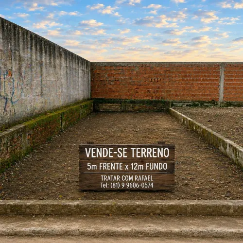 VENDE-SE OU TROCA TERRENO 5x12 - LOTEAMENTO VENEZA