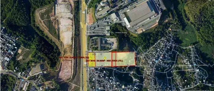 terreno com 34.000m² na br 324 a 5 minutos da nova rodoviária