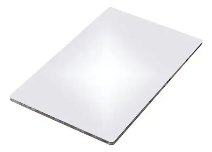 chapa acm 3mm branco brilho