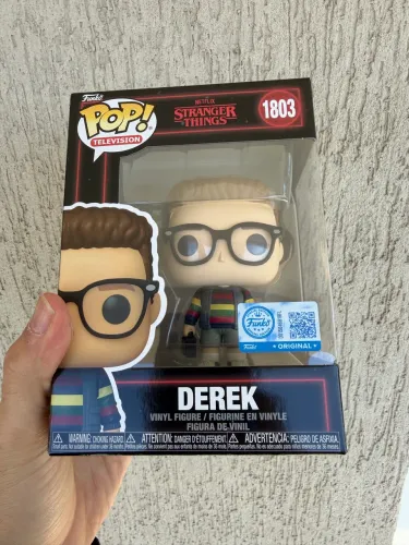 Funko Pop Derek Stranger Things Novo Original