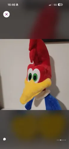 Pelúcia pica-pau ty original 65cm 