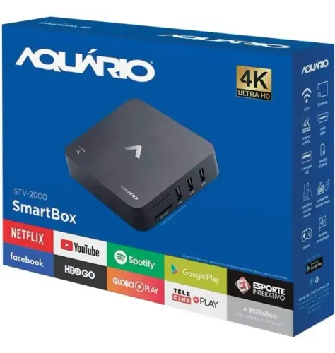 Smart TV Box Aquário Stv-2000