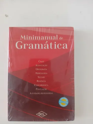 Minimanual Compacto de Gramática de língua portuguesa ensino fundamental Ridel