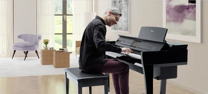 Piano Digital Clavinova Yamaha Cvp 805Pe Polish Ebony