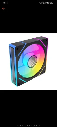Ventoinha Acegeek Chroma Reversa, ARGB, 120mm, Preto, AG-CHROMA-BK-RV
