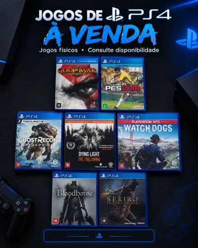 JOGOS DE PS4 (RODA EM PS5)