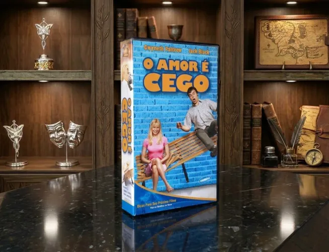 Fita VHS do filme O Amor é Cego - Legendado 