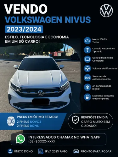 Volkswagen Nivus Comfortline 1.0 200 TSI Flex AUT 2024