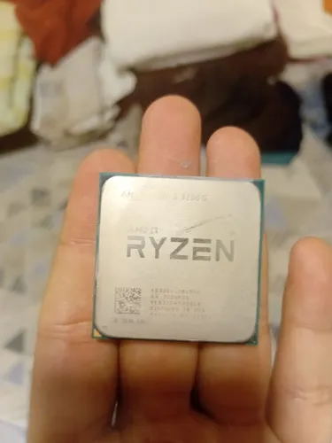 Processador Ryzen 3 3200g funcionando 