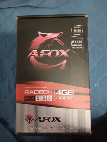 Placa de vídeo Afox RX 550 