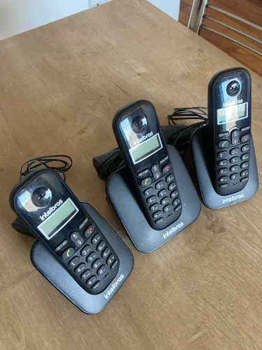 Telefone Intelbras com 2 ramais sem fio