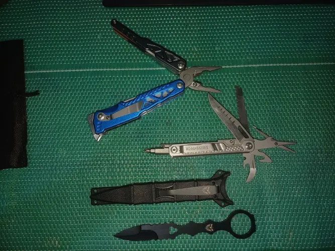 Kit muti ferramentas mais lamina edc