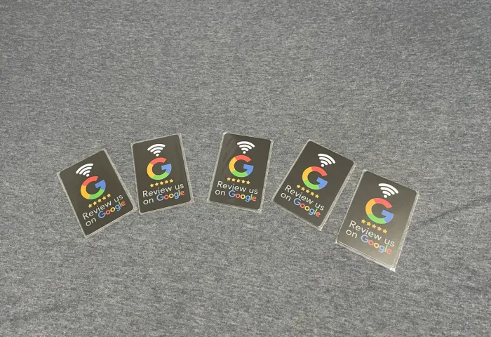 Cartão NFC Avaliação Google