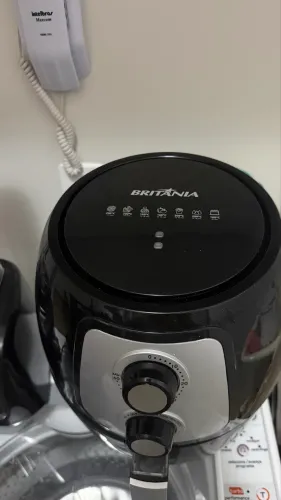 Fritadeira Elétrica Air Fry Britânia Bfr21p Airfryer Preto 220v