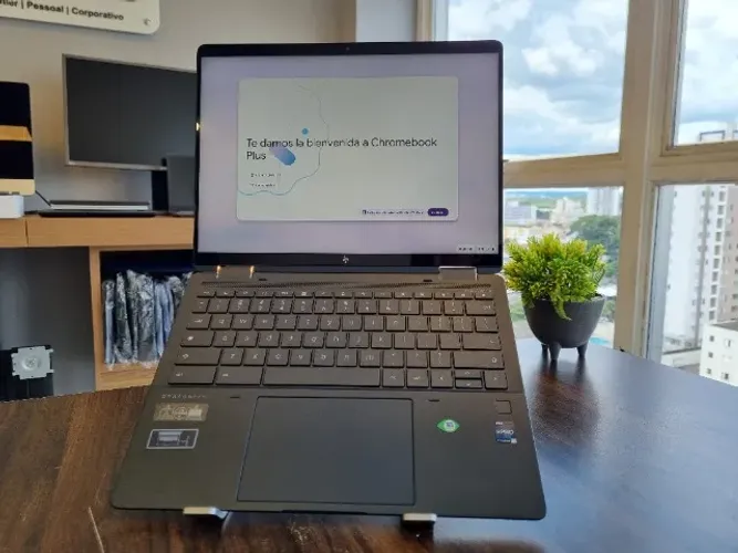 Notebook HP Elite Dragonfly Chromebook 2 em 1 - Core i5 | 12ª geração | 256GB SSD | 16GB D