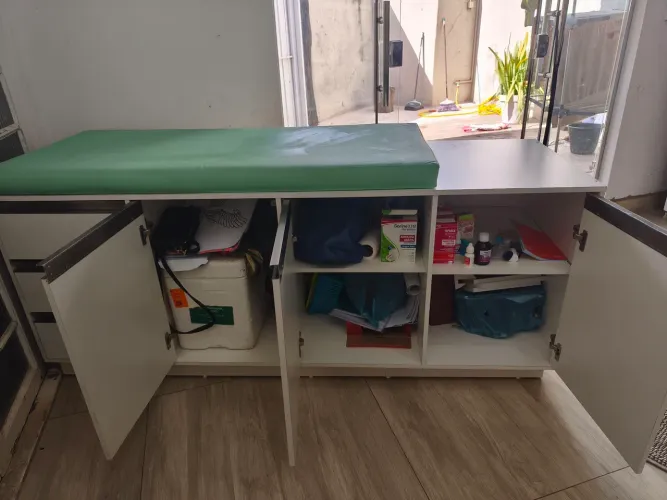 Maca pediátrica tipo balcão