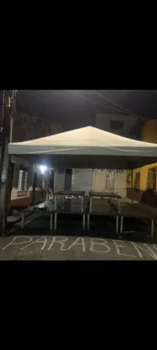 A lugamos. som, palco, tenda,luz. *
