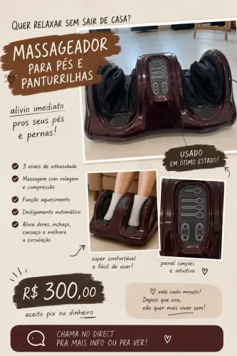 Massageador Pés Panturrilhas