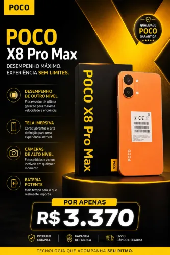 POCO X8 PRO MAX 512 LARANJA