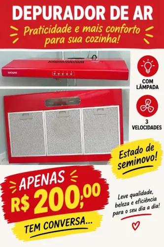 Chega de fumaça na sua cozinha! Depurador de ar 
