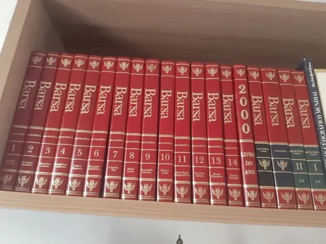Livros coleção Barsa 