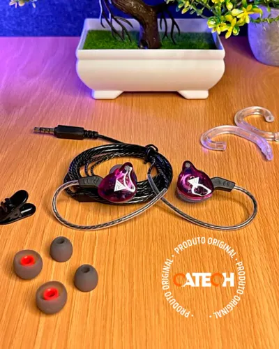 Fone QKZ AK6 Intra-Auricular Gamer / Retorno
