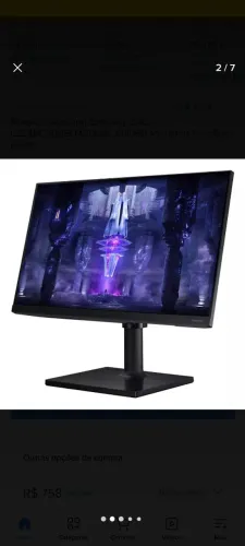 Monitor Gamer Samsung odissey 24p 144 hertz freesync