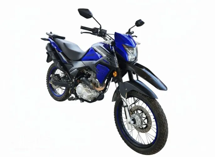 Vendo Shineray SHI 175 azul, moto muito econômica e confortável para o dia a dia.