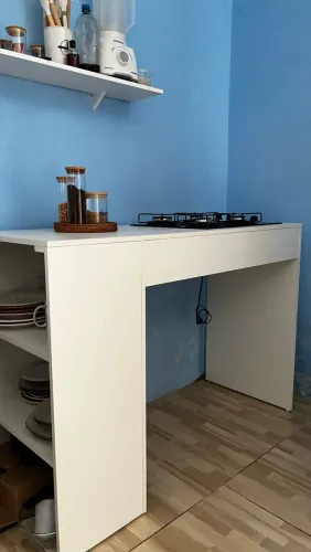 Bancada com cooktop