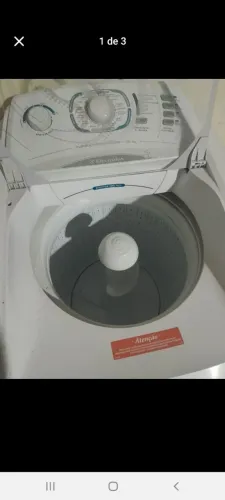 Máquina de lavar eletrolux 110 seminova funcionando perfeitamente
