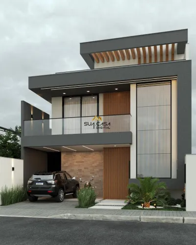 Belíssima Casa Triplex Contemporanea em condomínio novo no Recreio dos Bandeirantes REF: C