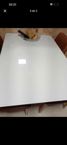 Mesa com 4 cadeiras madeira