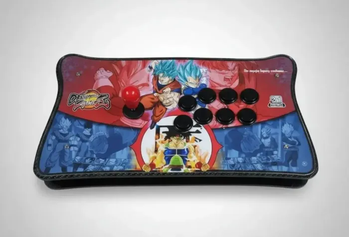 Controle Arcade Para PS4/3 , PC e Android. Arte Dragon Ball com Acrilico Frontal eTraseiro