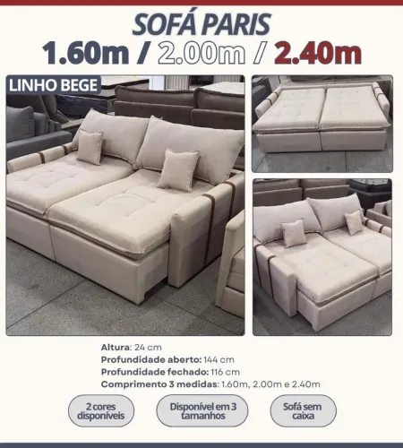 Sofá cama Paris