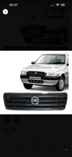 Grade Fiat uno mile 2004/2005