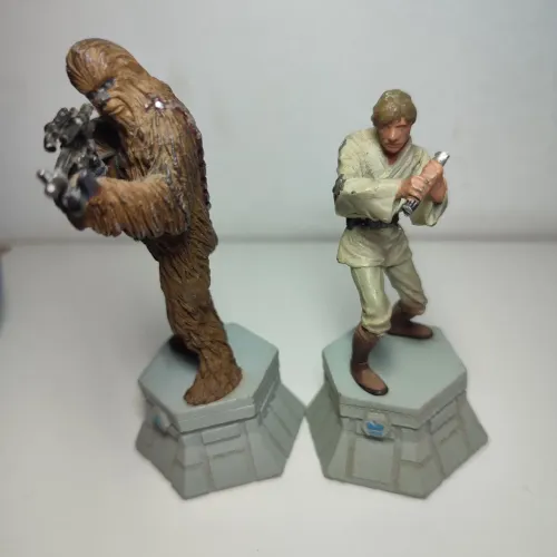 Duplinha Star Wars - 2013 (Chewbacca e Luke Skywalker) leia anúncio