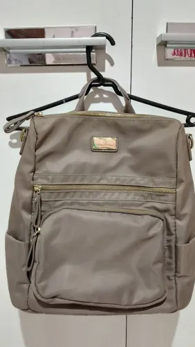 Bolsa mochila feminina Pavão de Ouro 