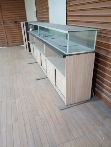 Balcão para padaria completo de granito mais MDF 