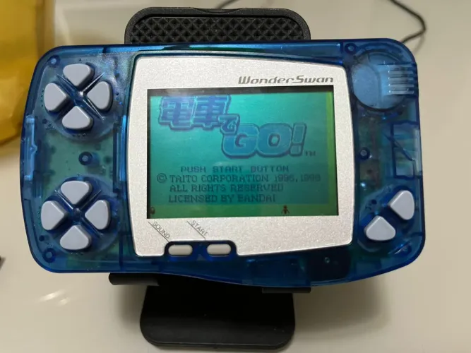 Wonderswan skeleton blue