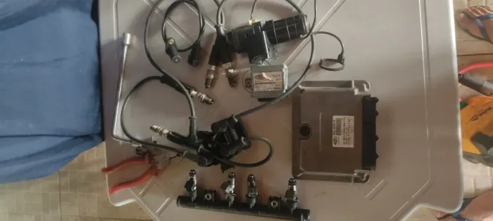 Kit injeção eletronica completa fire flex 1.0 8v