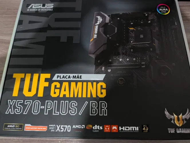 Placa Mãe Asus TUF Gaming X570-Plus/BR AM4 AMD