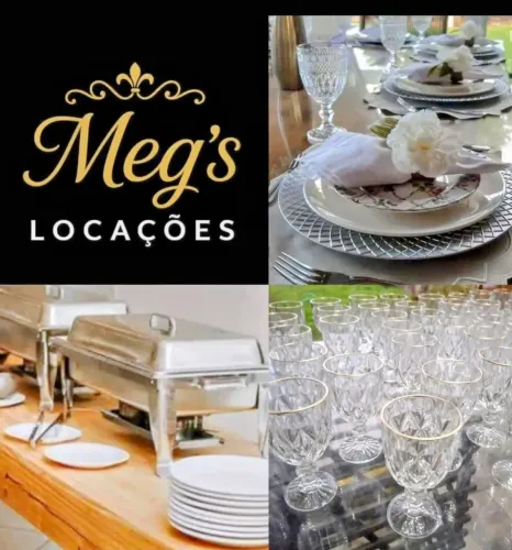 Locações de utensílios para festas mesa posta e decorações