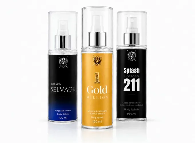 Body Splash Selvage Masculino 100ml - Perfume Amadeirado Marcante - Fixação 12h