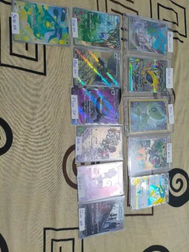 Cartas colecionáveis pokémon 