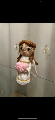 Anjo da guarda Amigurumi