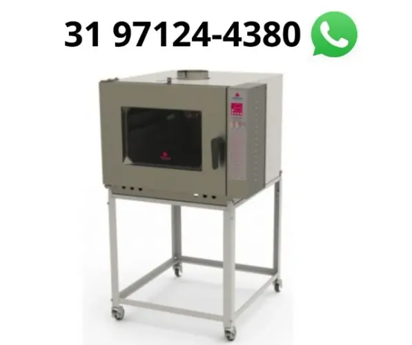 Forno Turbo 5 Esteiras a Gás Progas