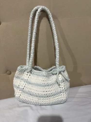 Ocean bag bolsa crochê manual nova