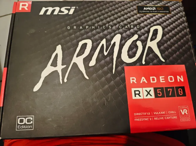 Placa de vídeo AMD RX570 4Gb (defeito)