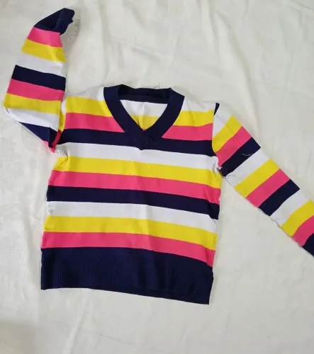 Blusa de tricô listrada - Desapego em ótimo estado