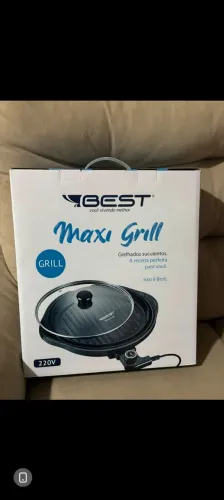 Vendo Maxi Grill novo Sem Uso na caixa